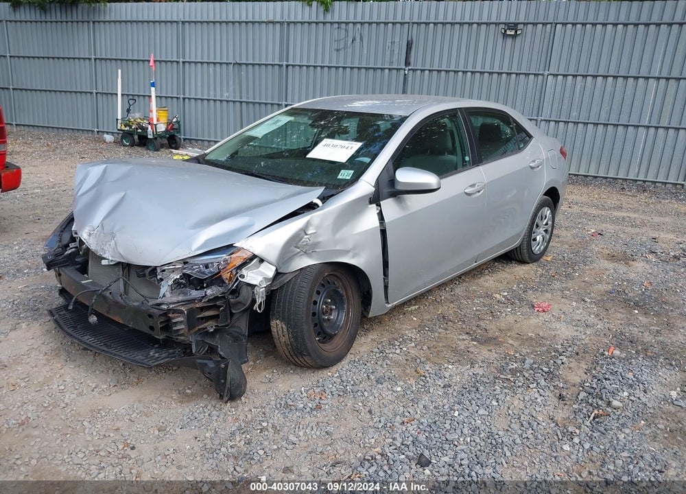 2018 TOYOTA COROLLA LE VIN: 2T1BURHE7JC011392