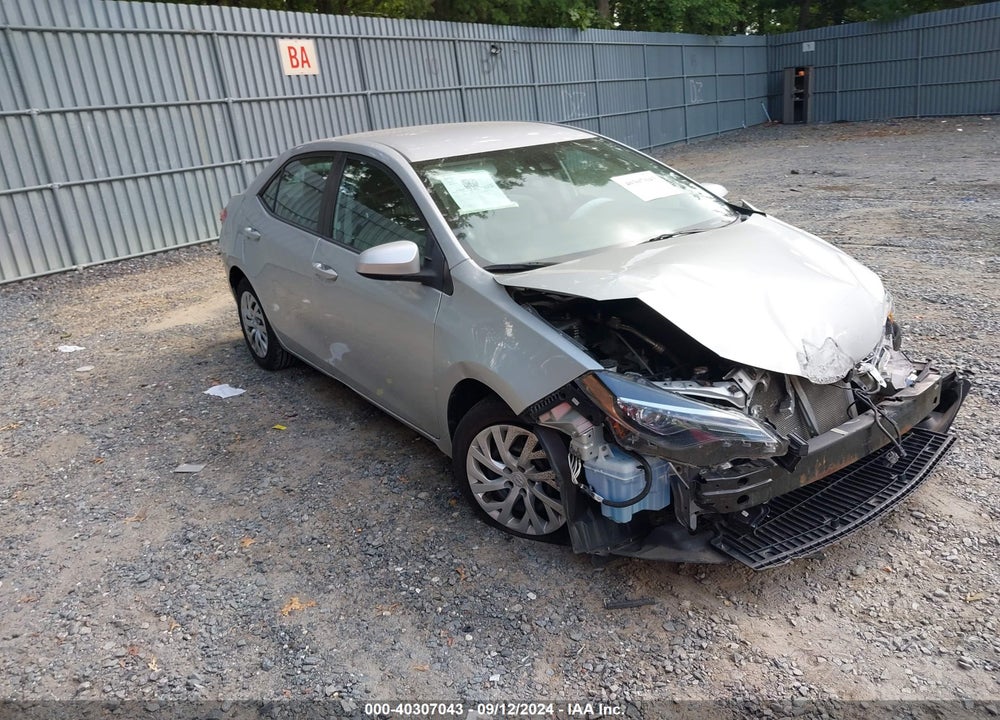 2018 TOYOTA COROLLA LE VIN: 2T1BURHE7JC011392