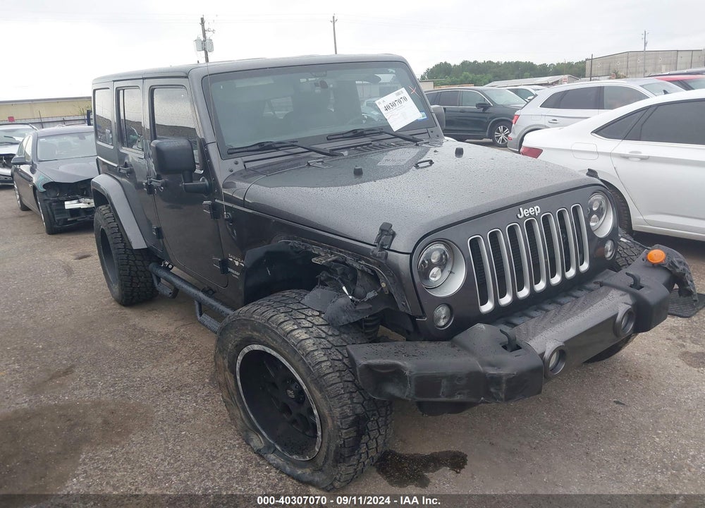 2016 JEEP WRANGLER UNLIMITED SAHARA VIN: 1C4HJWEG1GL165850