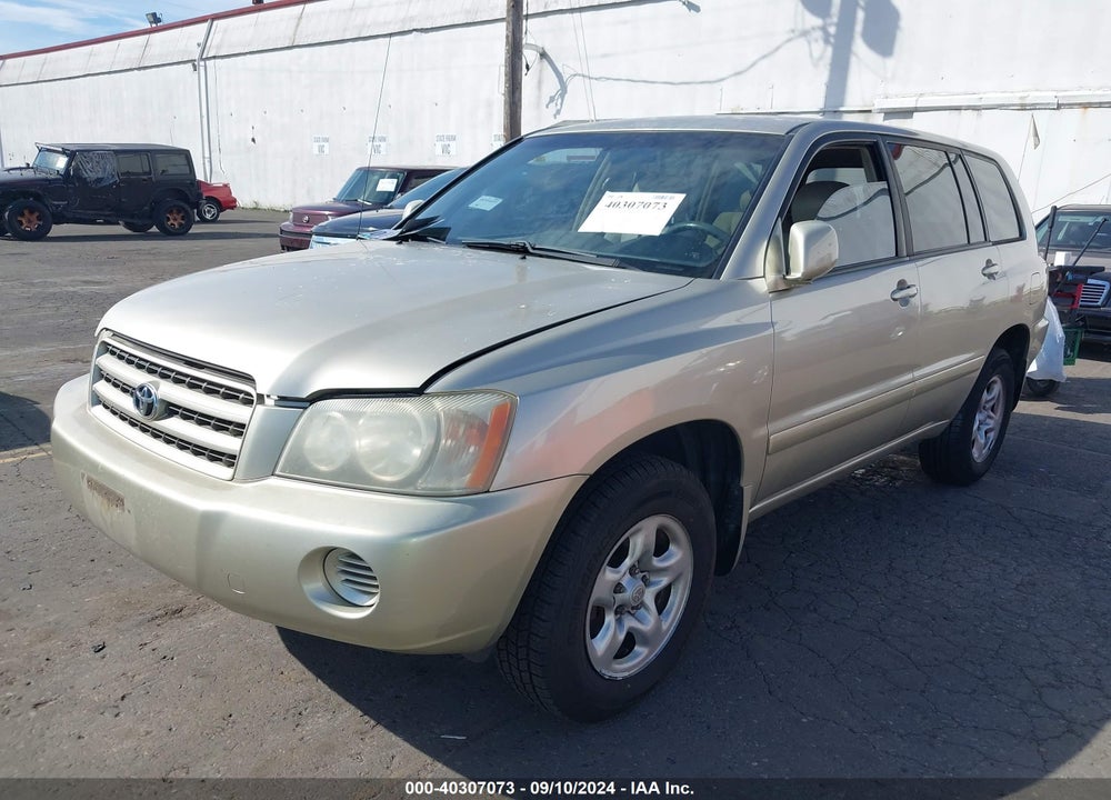 2001 TOYOTA HIGHLANDER VIN: JTEGD21A010006156