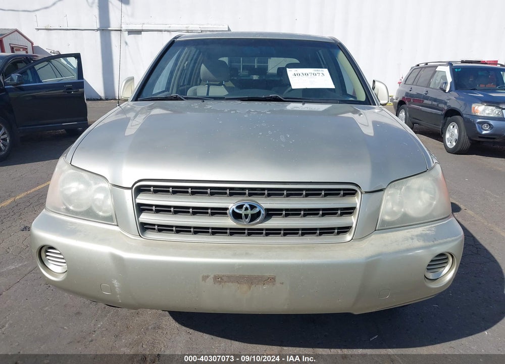 2001 TOYOTA HIGHLANDER VIN: JTEGD21A010006156
