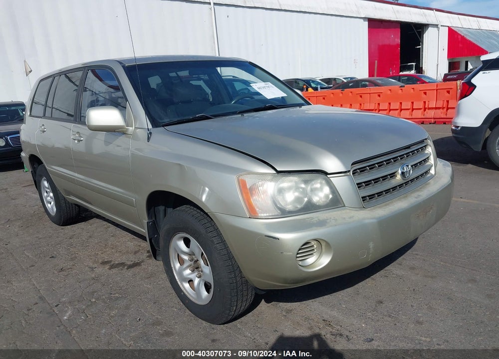 2001 TOYOTA HIGHLANDER VIN: JTEGD21A010006156