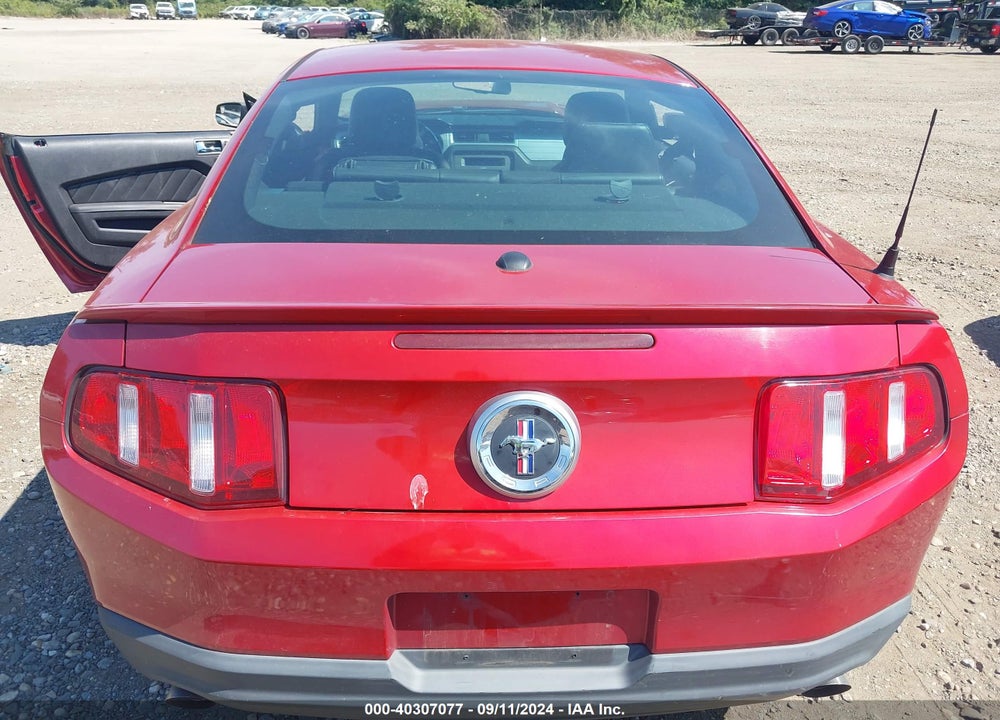 2011 FORD MUSTANG V6 PREMIUM VIN: 1ZVBP8AM9B5114196