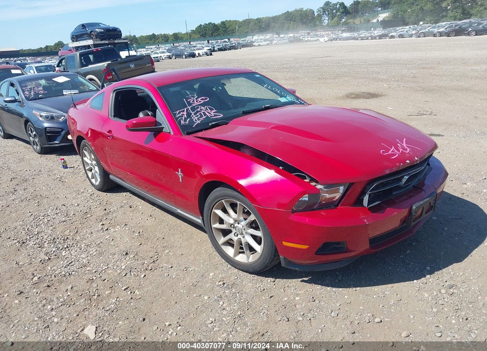 2011 FORD MUSTANG V6 PREMIUM VIN: 1ZVBP8AM9B5114196