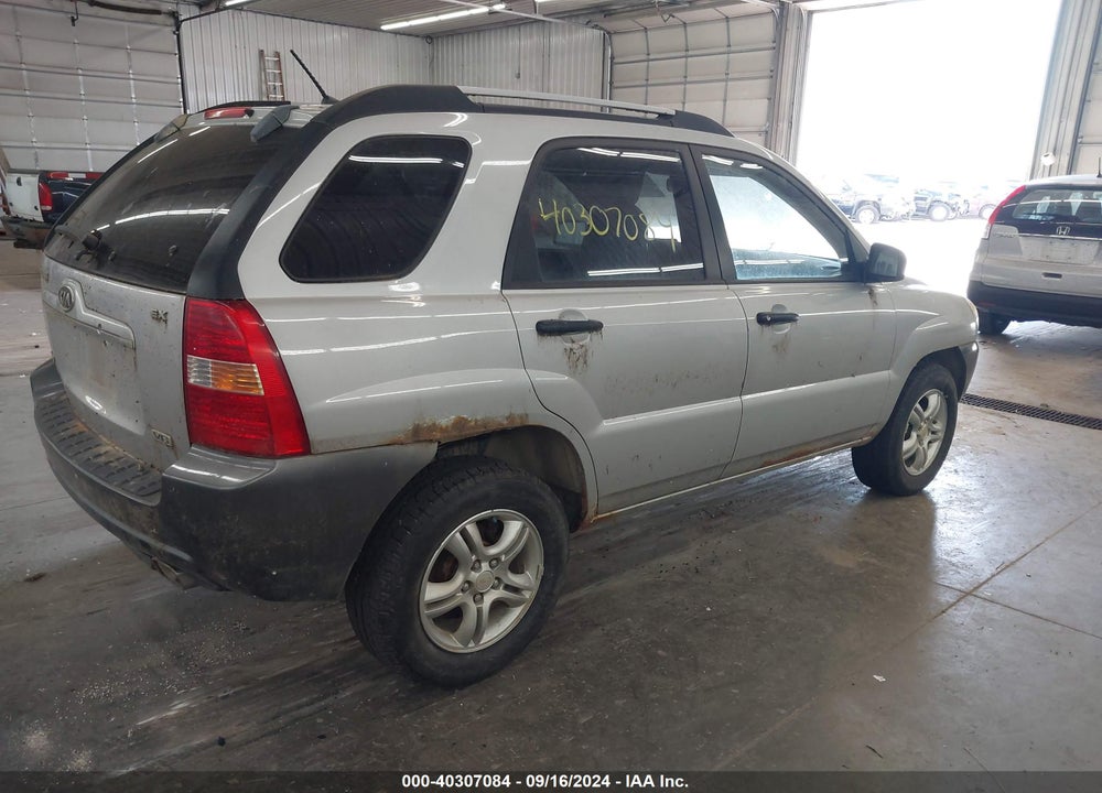 2008 KIA SPORTAGE LX V6 VIN: KNDJE723887487098