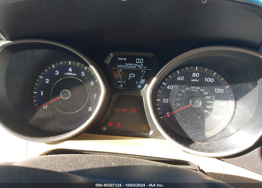 2011 HYUNDAI ELANTRA GLS VIN: 5NPDH4AEXBH050471