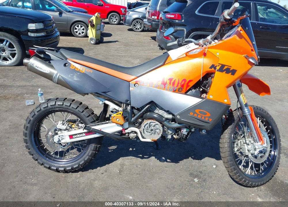 2004 KTM 950 ADVENTURE VIN: VBKVA44024M902280