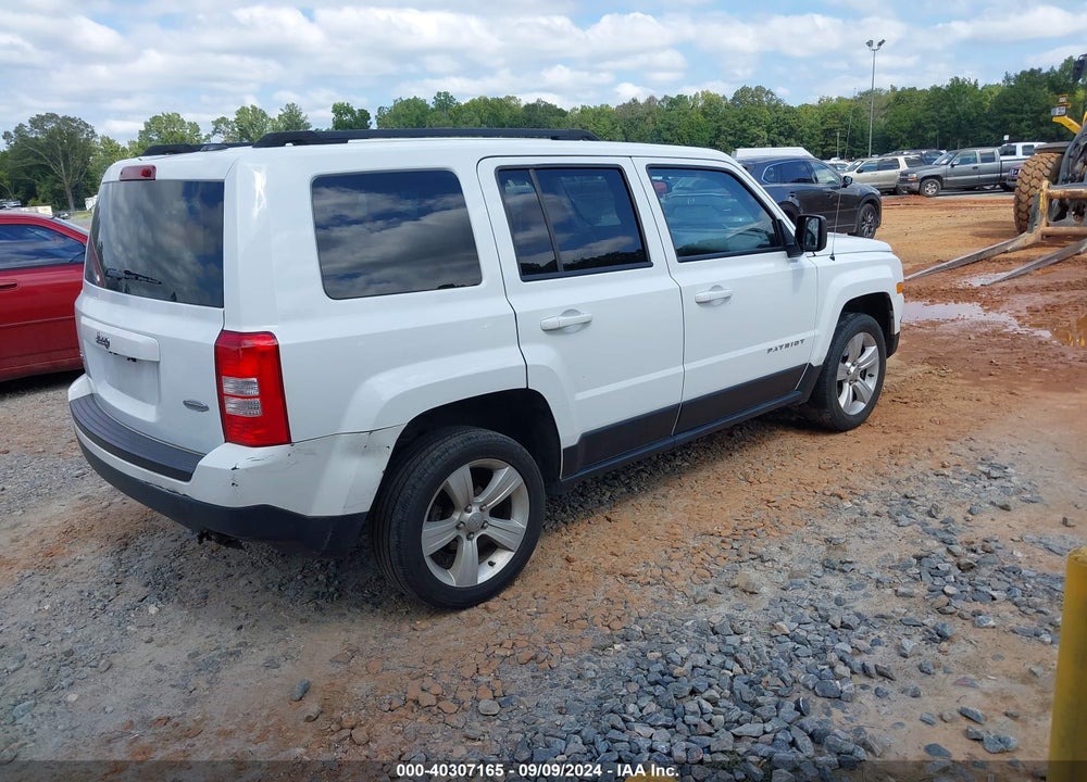 2016 JEEP PATRIOT LATITUDE VIN: 1C4NJRFB4GD630848