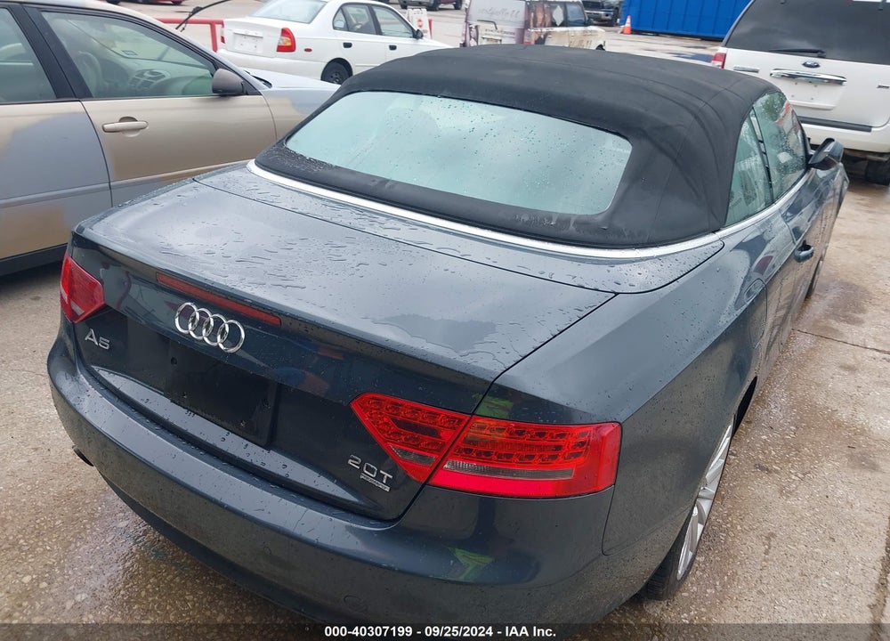 2010 AUDI A5 2.0T PREMIUM VIN: WAULFAFH8AN026281
