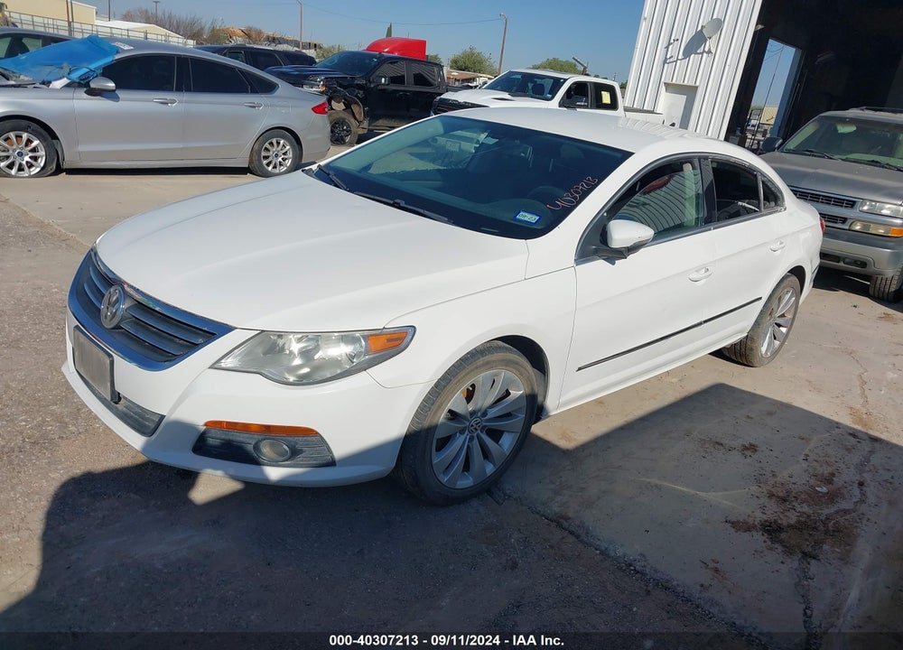 2010 VOLKSWAGEN CC SPORT VIN: WVWMN7AN6AE529740