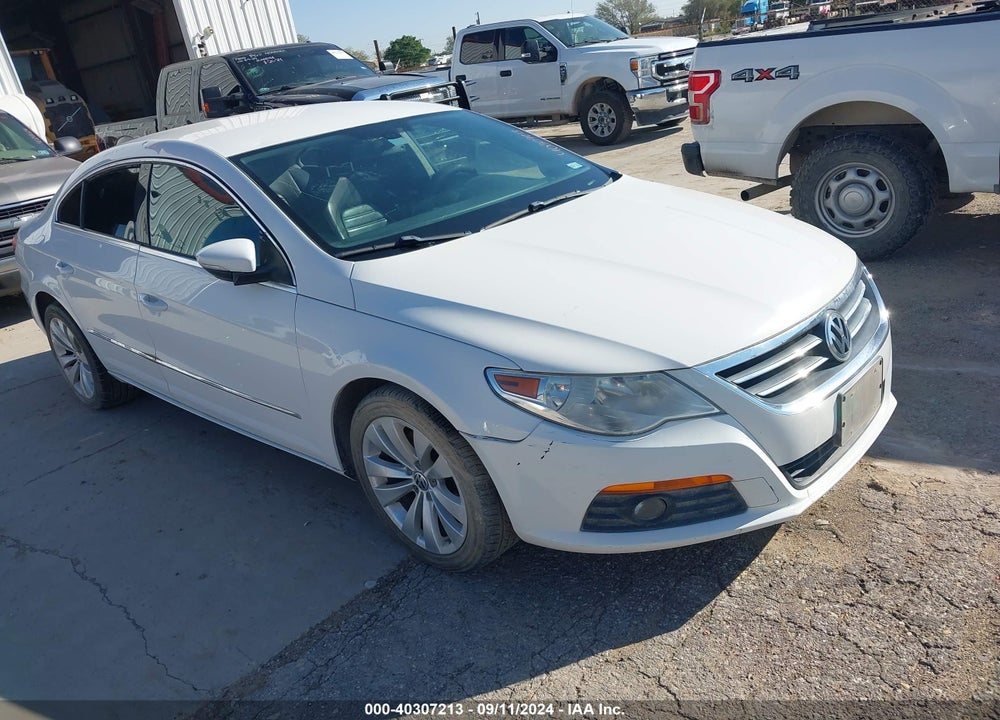 2010 VOLKSWAGEN CC SPORT VIN: WVWMN7AN6AE529740