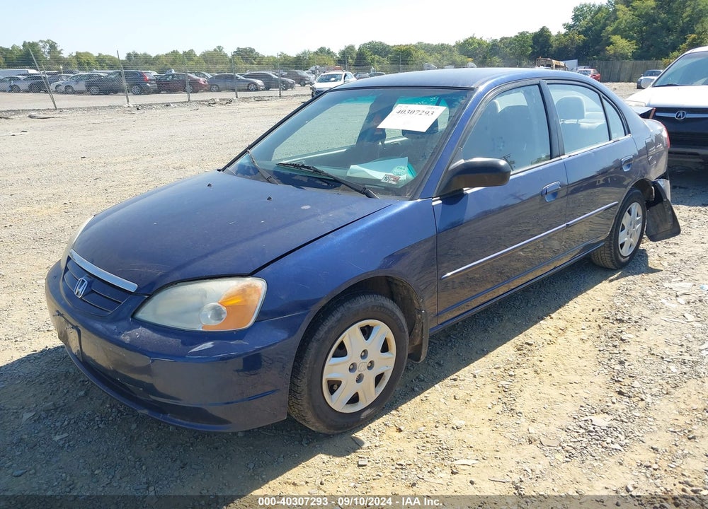 2003 HONDA CIVIC LX VIN: 1HGES16523L001406