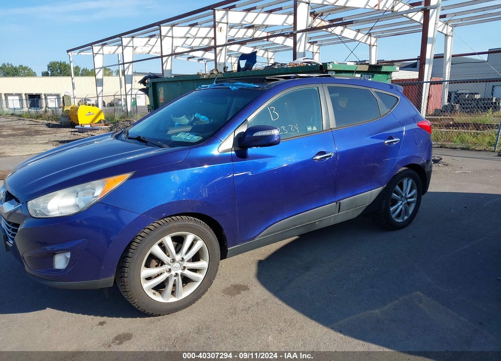 2012 HYUNDAI TUCSON LIMITED VIN: KM8JU3AC6CU488186