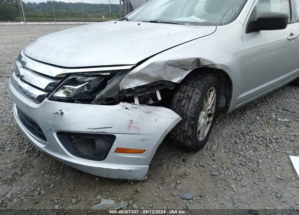 2012 FORD FUSION S VIN: 3FAHP0GA9CR119026