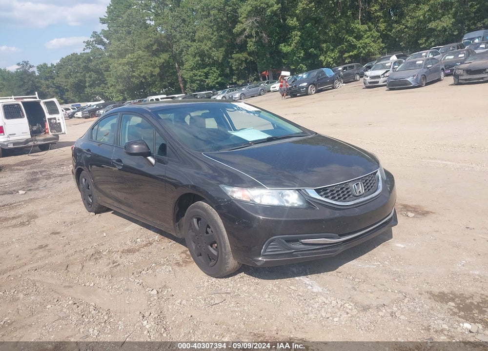 2013 HONDA CIVIC LX VIN: 19XFB2F59DE018657