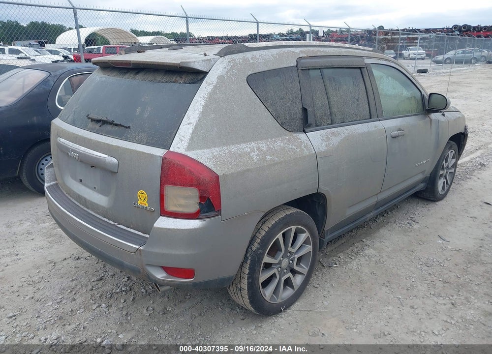 2014 JEEP COMPASS LIMITED VIN: 1C4NJCCB6ED877061
