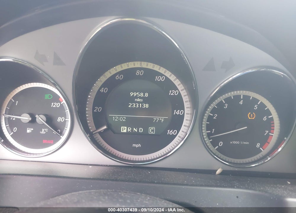 2009 MERCEDES-BENZ C 300 LUXURY/SPORT VIN: WDDGF54X09F200829