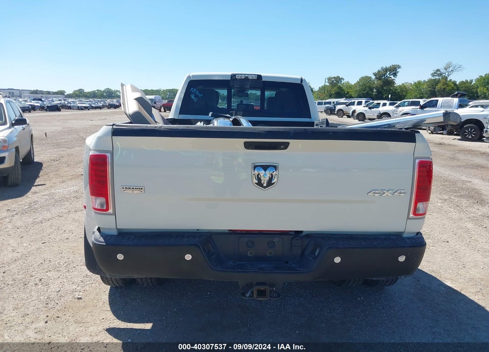 2018 RAM 3500 LAIE  4X4 8' BOX VIN: 3C63RRJL1JG268897