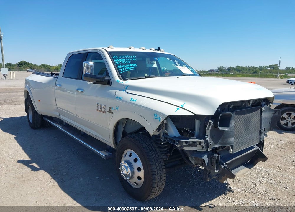 2018 RAM 3500 LAIE  4X4 8' BOX VIN: 3C63RRJL1JG268897
