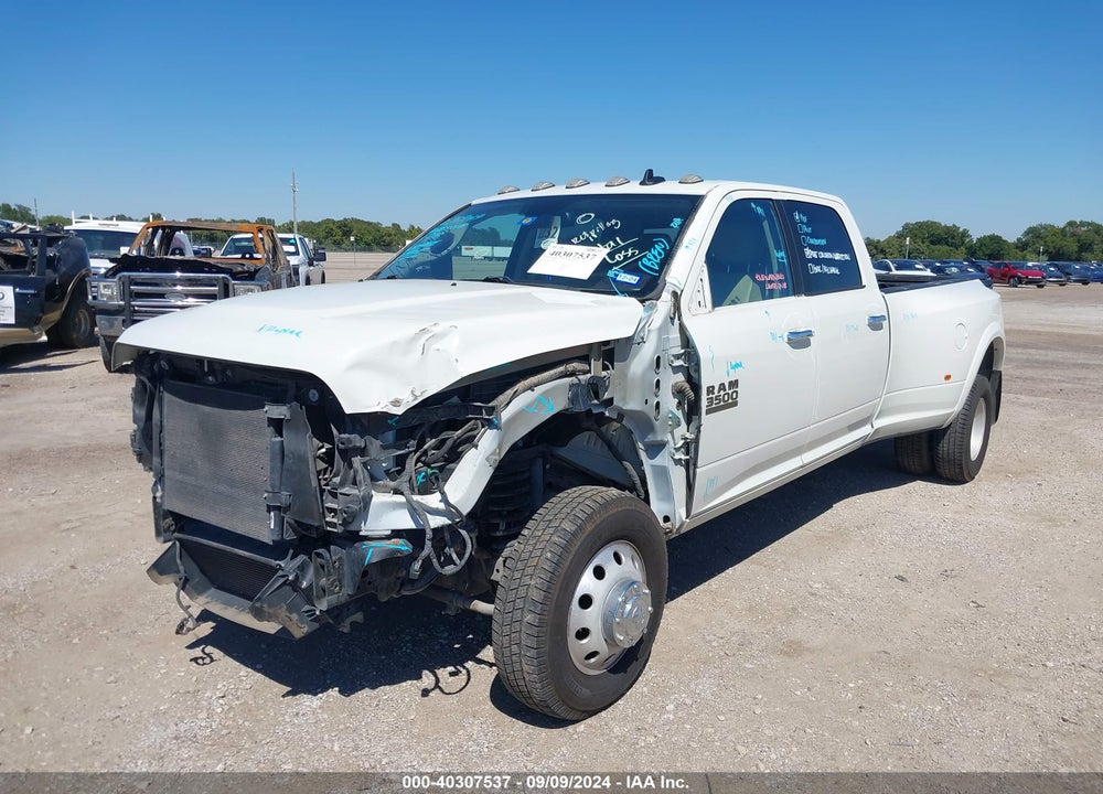 2018 RAM 3500 LAIE  4X4 8' BOX VIN: 3C63RRJL1JG268897