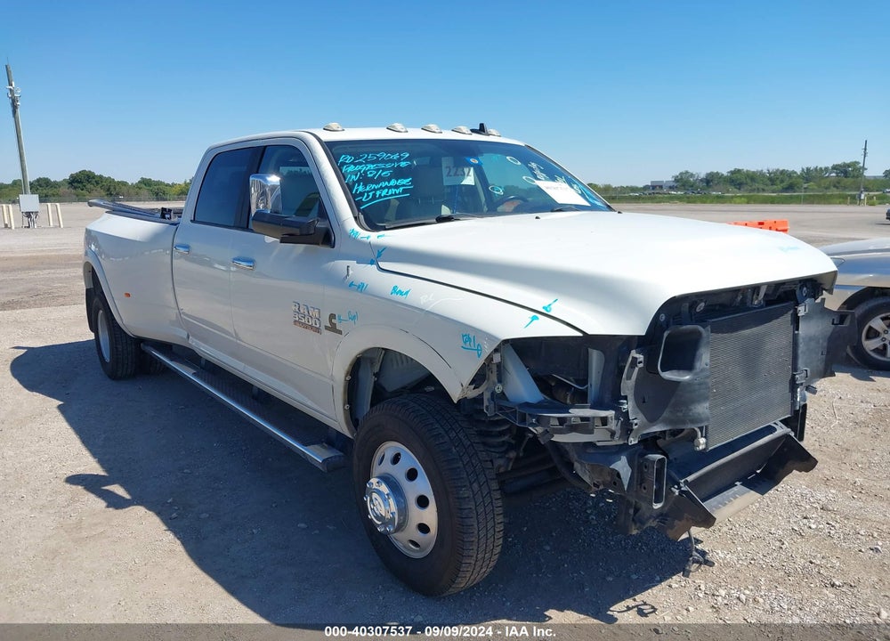 2018 RAM 3500 LAIE  4X4 8' BOX VIN: 3C63RRJL1JG268897