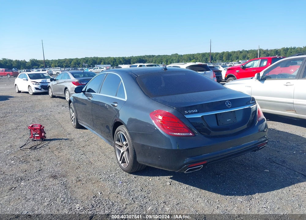 2015 MERCEDES-BENZ S 550 4MATIC VIN: WDDUG8FB5FA192870