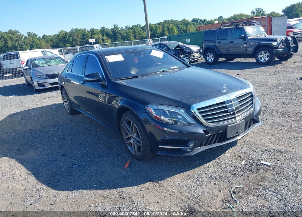 2015 MERCEDES-BENZ S 550 4MATIC VIN: WDDUG8FB5FA192870