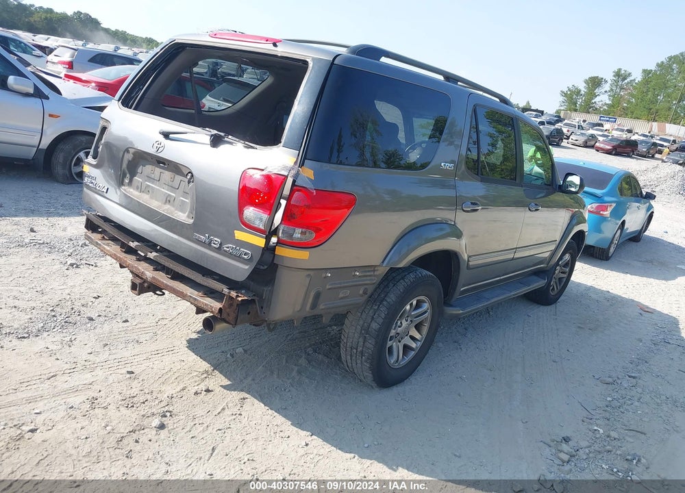 2005 TOYOTA SEQUOIA SR5 V8 VIN: 5TDBT44A65S248607