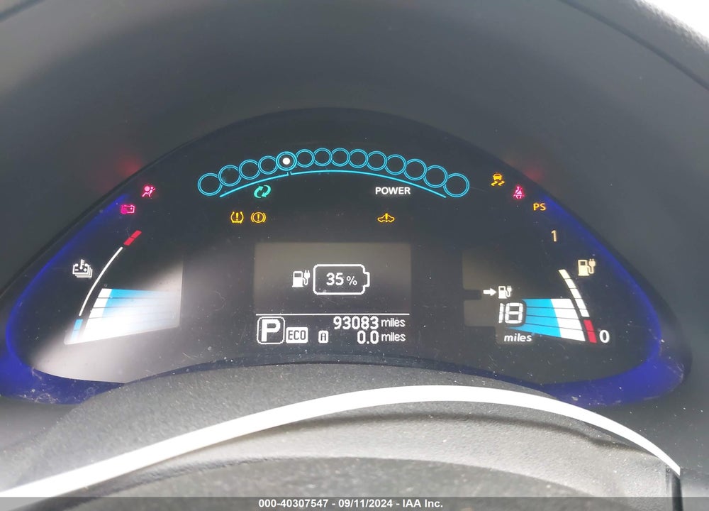 2013 NISSAN LEAF S VIN: 1N4AZ0CP6DC422867