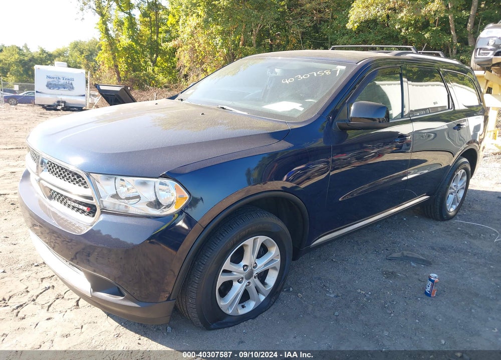 2012 DODGE DURANGO SXT VIN: 1C4RDJAG4CC164173