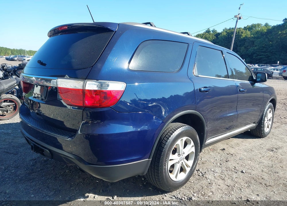 2012 DODGE DURANGO SXT VIN: 1C4RDJAG4CC164173