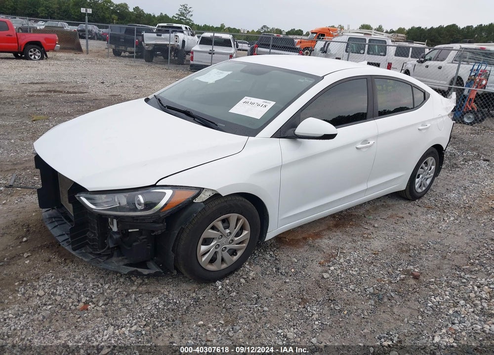 2017 HYUNDAI ELANTRA SE VIN: 5NPD74LF7HH195212