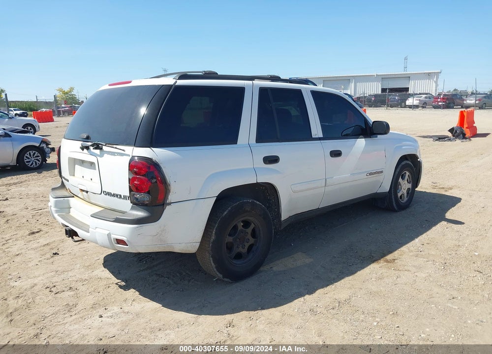 2002 CHEVROLET TRAILBLAZER LS VIN: 1GNDS13S822519651