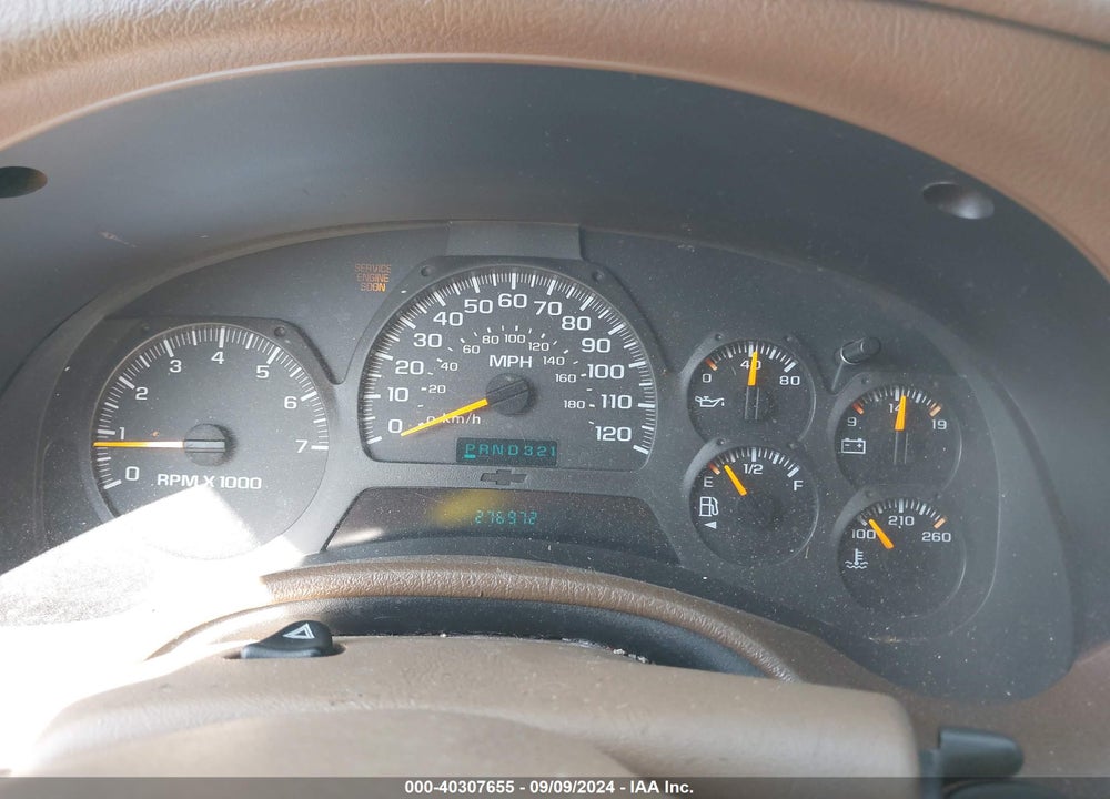 2002 CHEVROLET TRAILBLAZER LS VIN: 1GNDS13S822519651