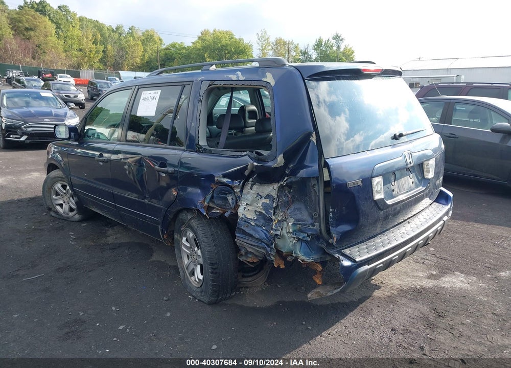 2004 HONDA PILOT EX-L VIN: 2HKYF18534H562247