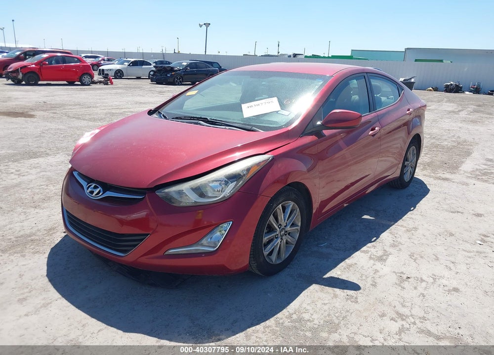 2016 HYUNDAI ELANTRA SE VIN: 5NPDH4AE1GH659598