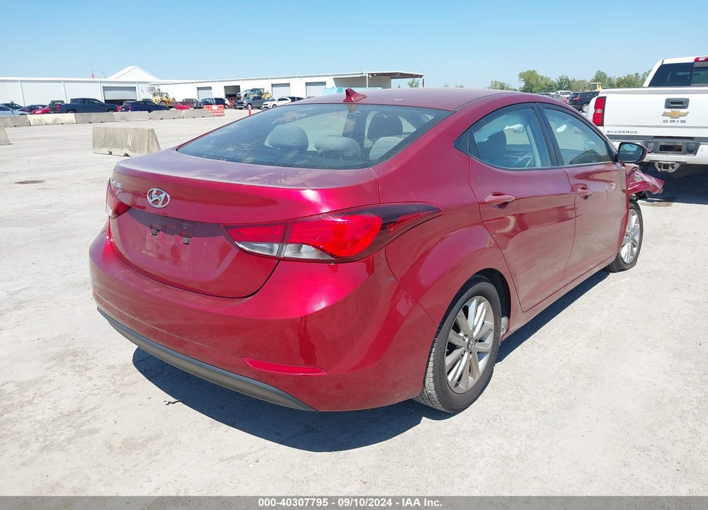 2016 HYUNDAI ELANTRA SE VIN: 5NPDH4AE1GH659598