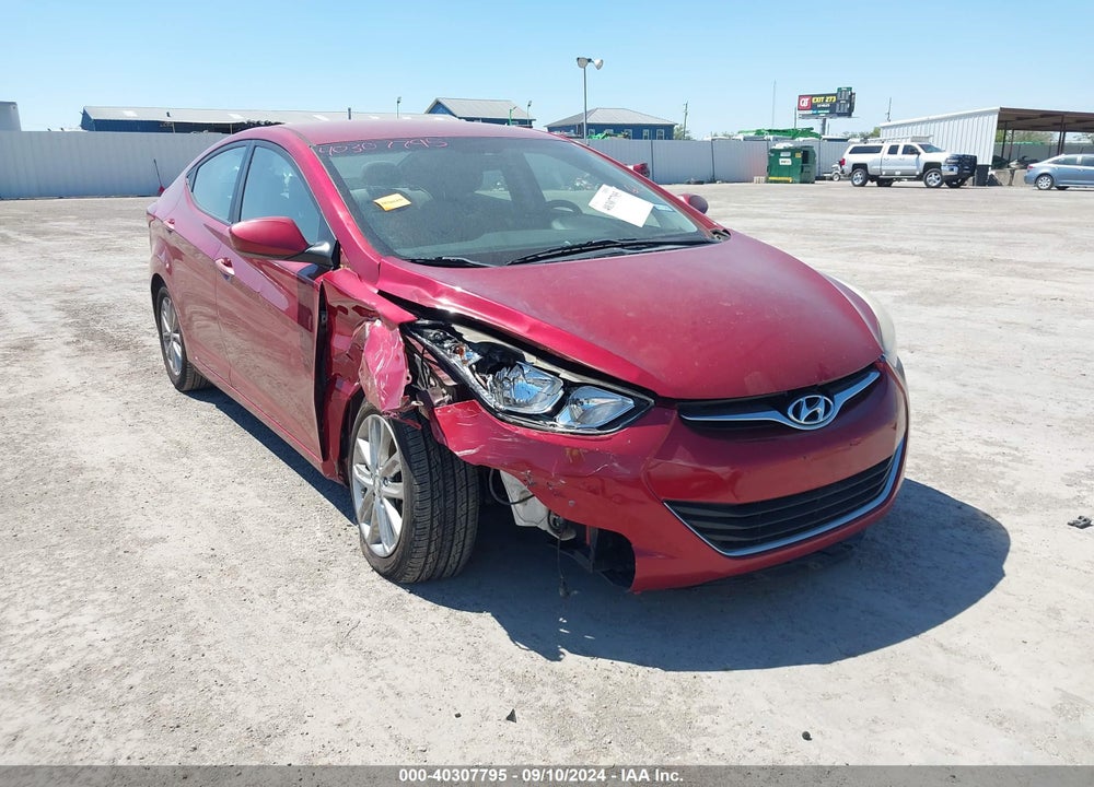 2016 HYUNDAI ELANTRA SE VIN: 5NPDH4AE1GH659598