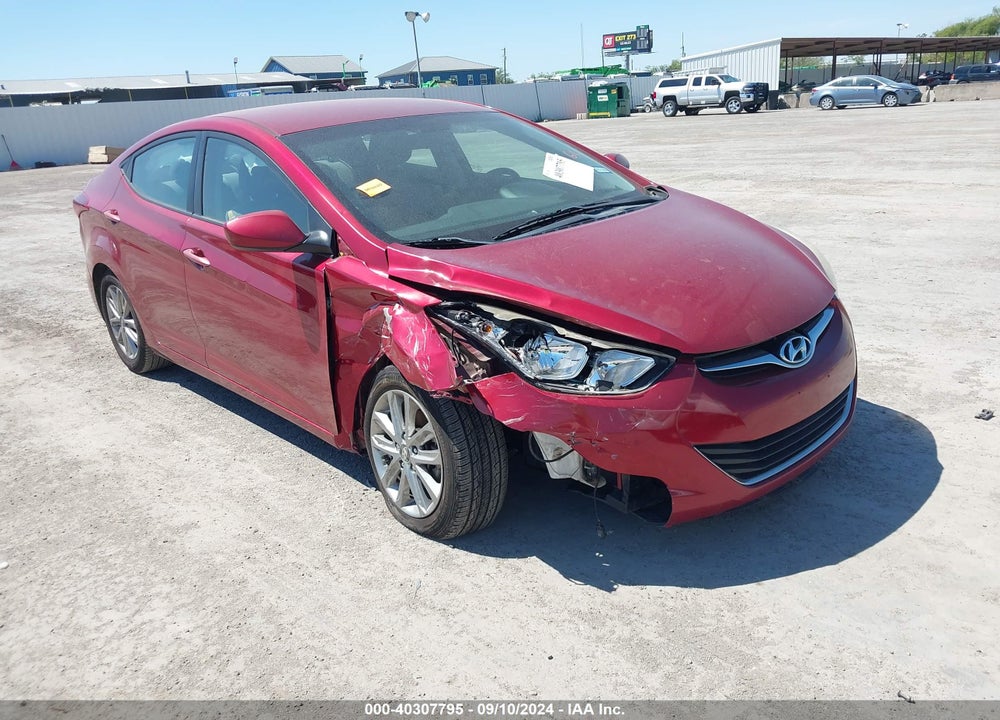 2016 HYUNDAI ELANTRA SE VIN: 5NPDH4AE1GH659598