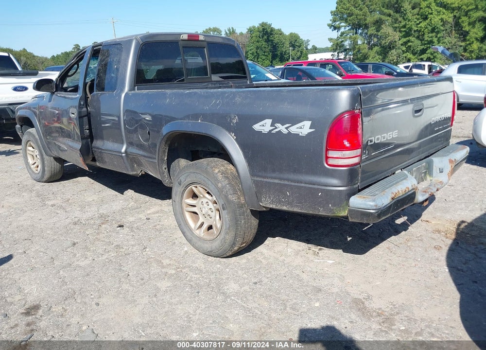 2003 DODGE DAKOTA SPORT VIN: 1D7HG32N73S100412