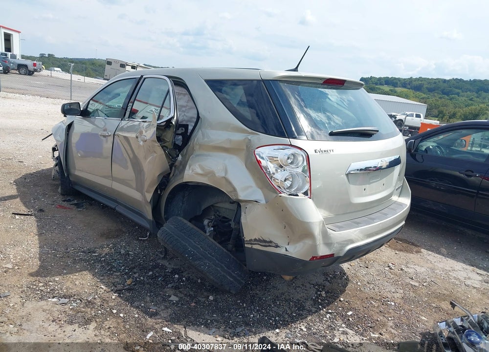 2013 CHEVROLET EQUINOX LS VIN: 2GNALBEKXD6354453