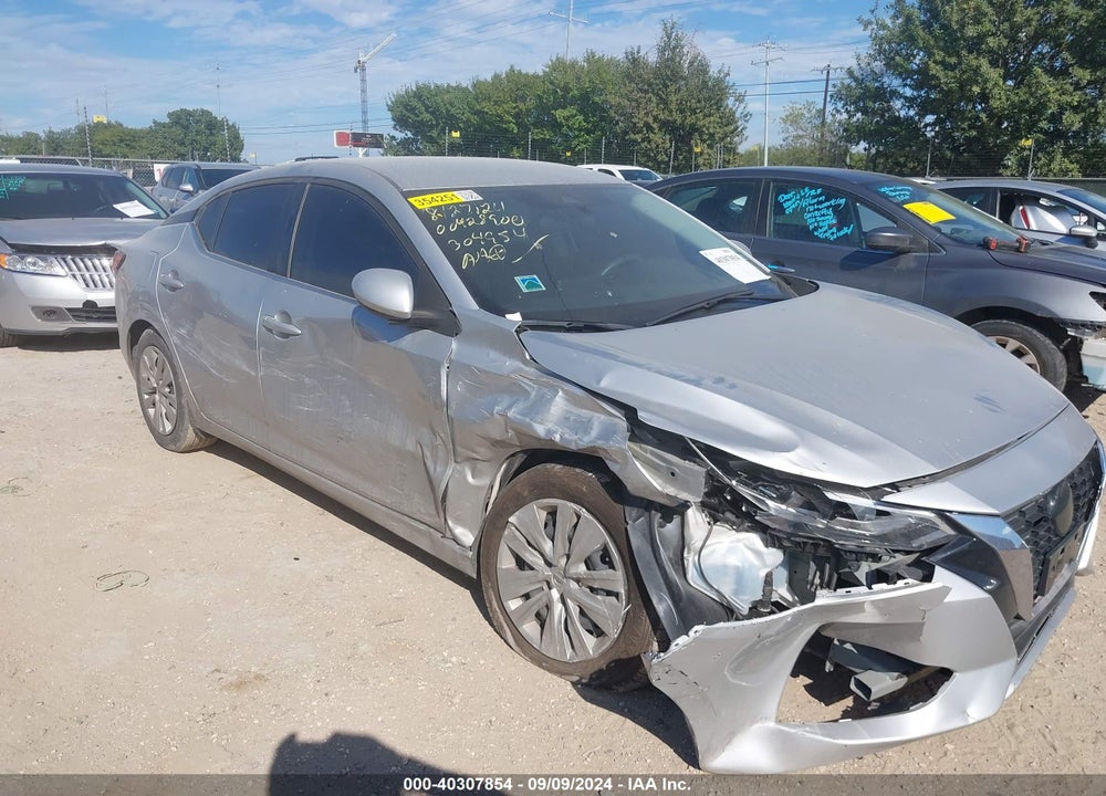 2022 NISSAN SENTRA S XTRONIC CVT VIN: 3N1AB8BV2NY304954