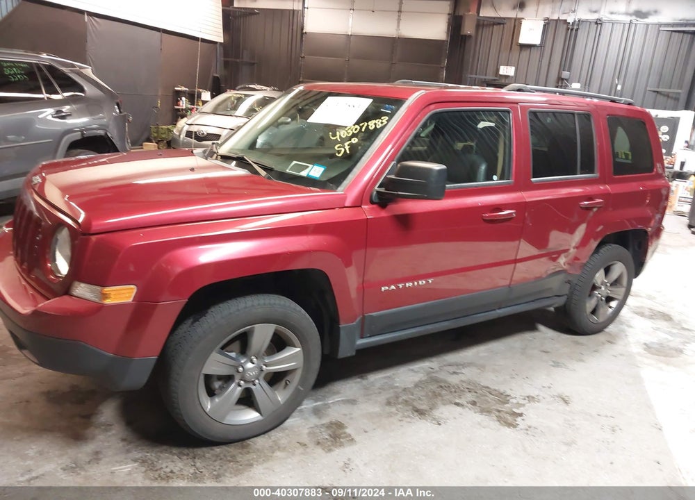 2015 JEEP PATRIOT LATITUDE VIN: 1C4NJRFB4FD376685