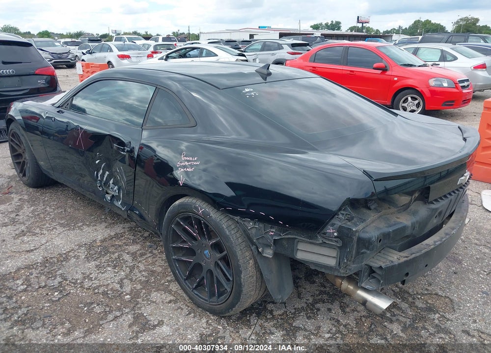 2012 CHEVROLET CAMARO 2LS VIN: 2G1FA1E38C9181383