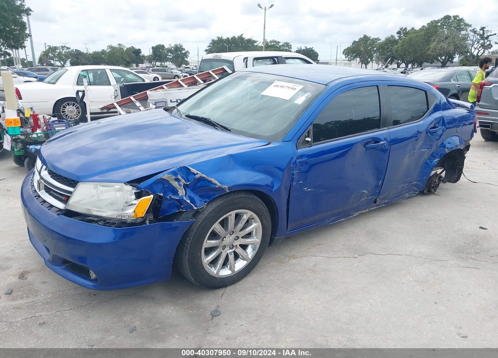 2012 DODGE AVENGER SE VIN: 1C3CDZAG3CN271048