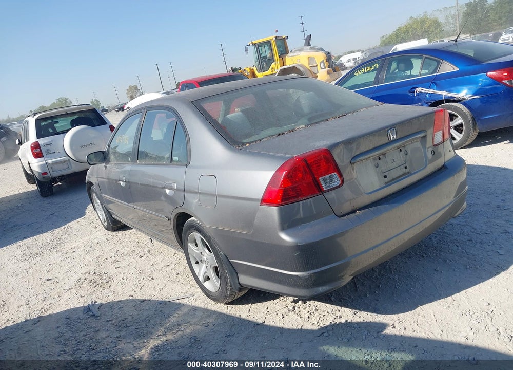 2005 HONDA CIVIC EX VIN: 2HGES26745H555957
