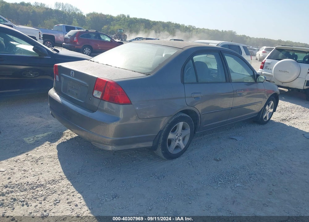 2005 HONDA CIVIC EX VIN: 2HGES26745H555957