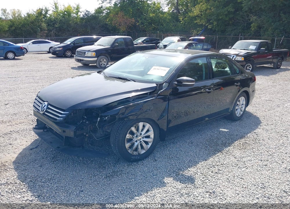 2013 VOLKSWAGEN PASSAT 2.5L S VIN: 1VWAH7A35DC094828