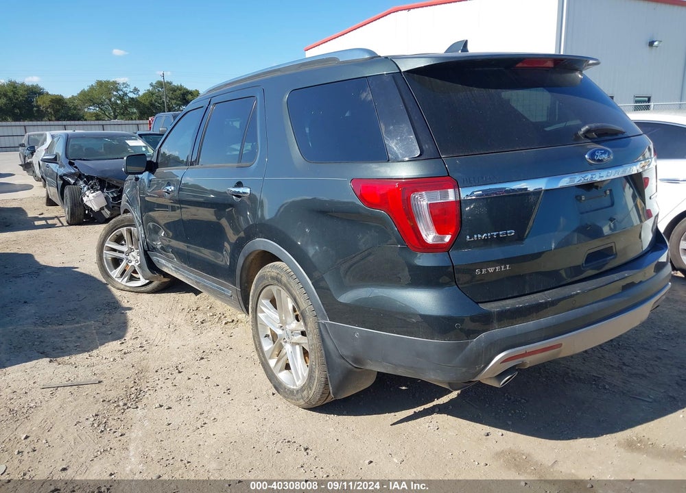 2016 FORD EXPLORER LIMITED VIN: 1FM5K7F80GGA84887