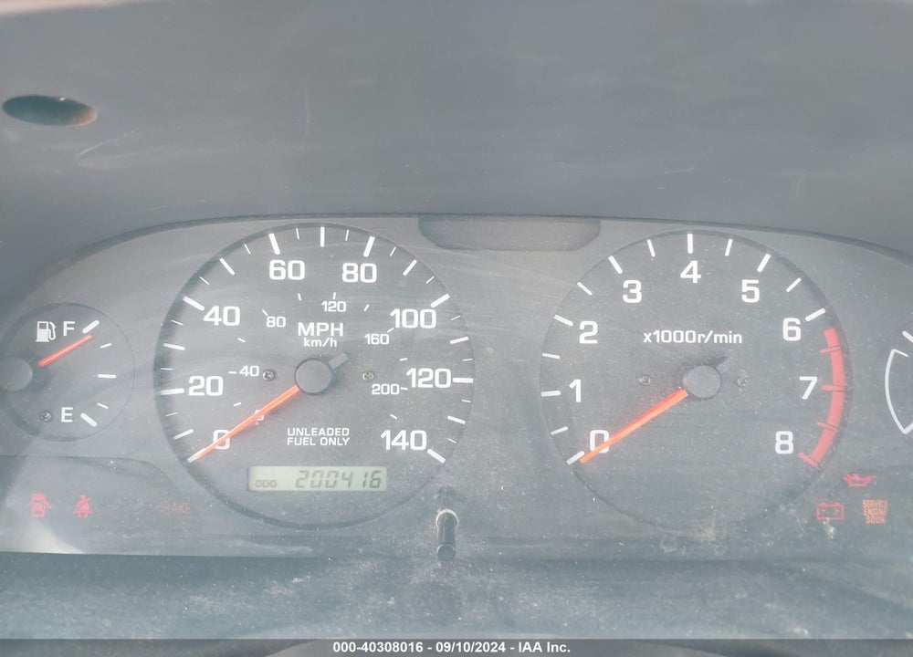 2000 NISSAN ALTIMA GLE/GXE/SE/XE VIN: 1N4DL01D7YC210055